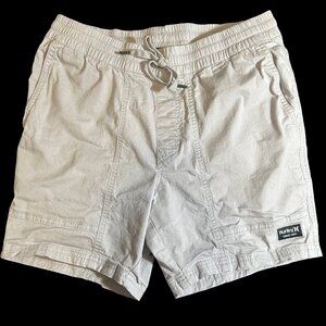 Hurley Beige Drastring Shorts (Men’s S)